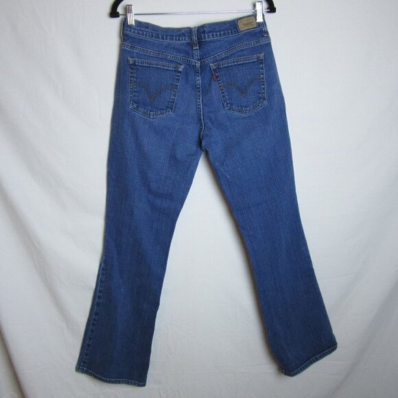 Levi's 515 Boot Cut Blue Jeans Women's 8 - Picture 5 of 6